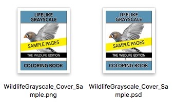 The Lifelike Wildlife Grayscale Coloring Book Opt-In Cover Preview